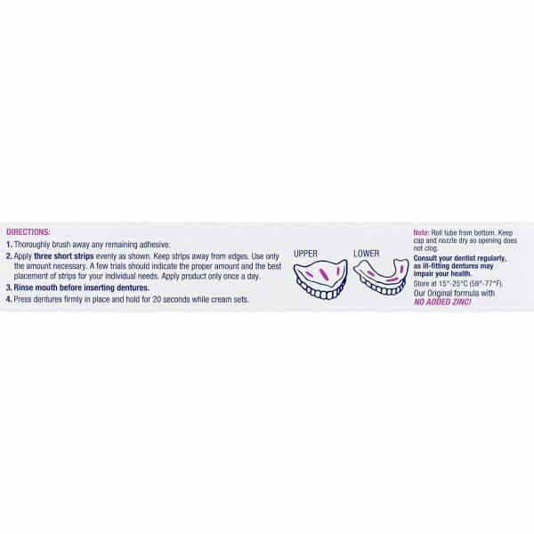 Lot Of  100 Effergrip Denture Adhesive Cream Extra Strong Holding Power 2.5 oz.