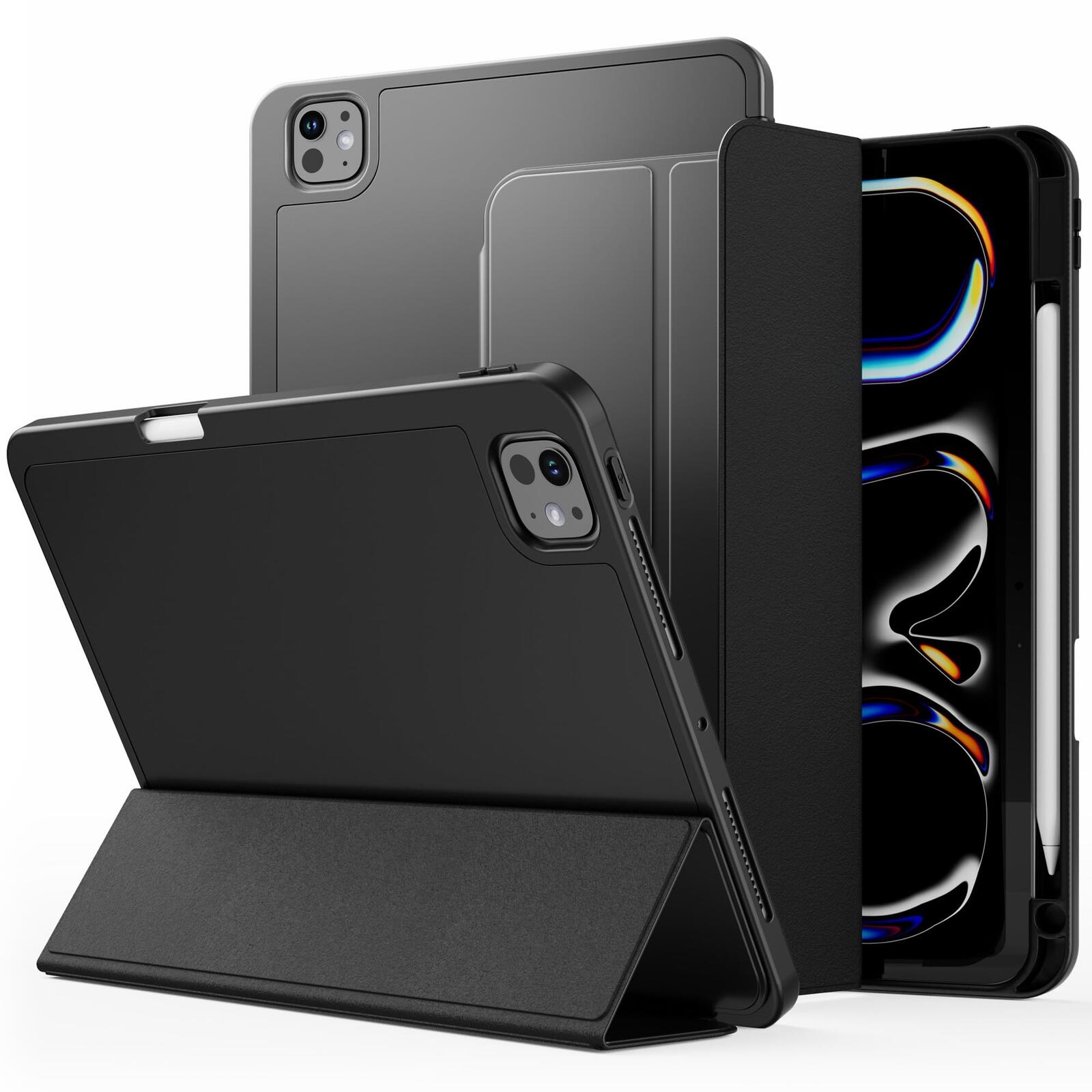 VAKS for iPad Pro 11 inch Case M4 2024 5th Generation with Pencil Holder,