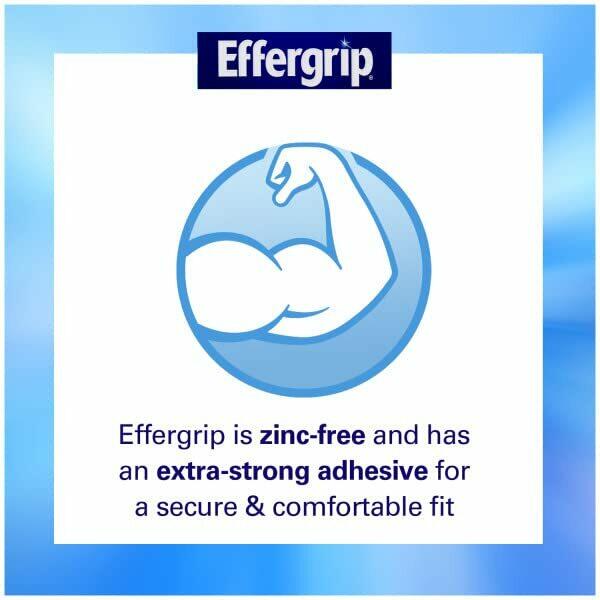 Lot Of  100 Effergrip Denture Adhesive Cream Extra Strong Holding Power 2.5 oz.