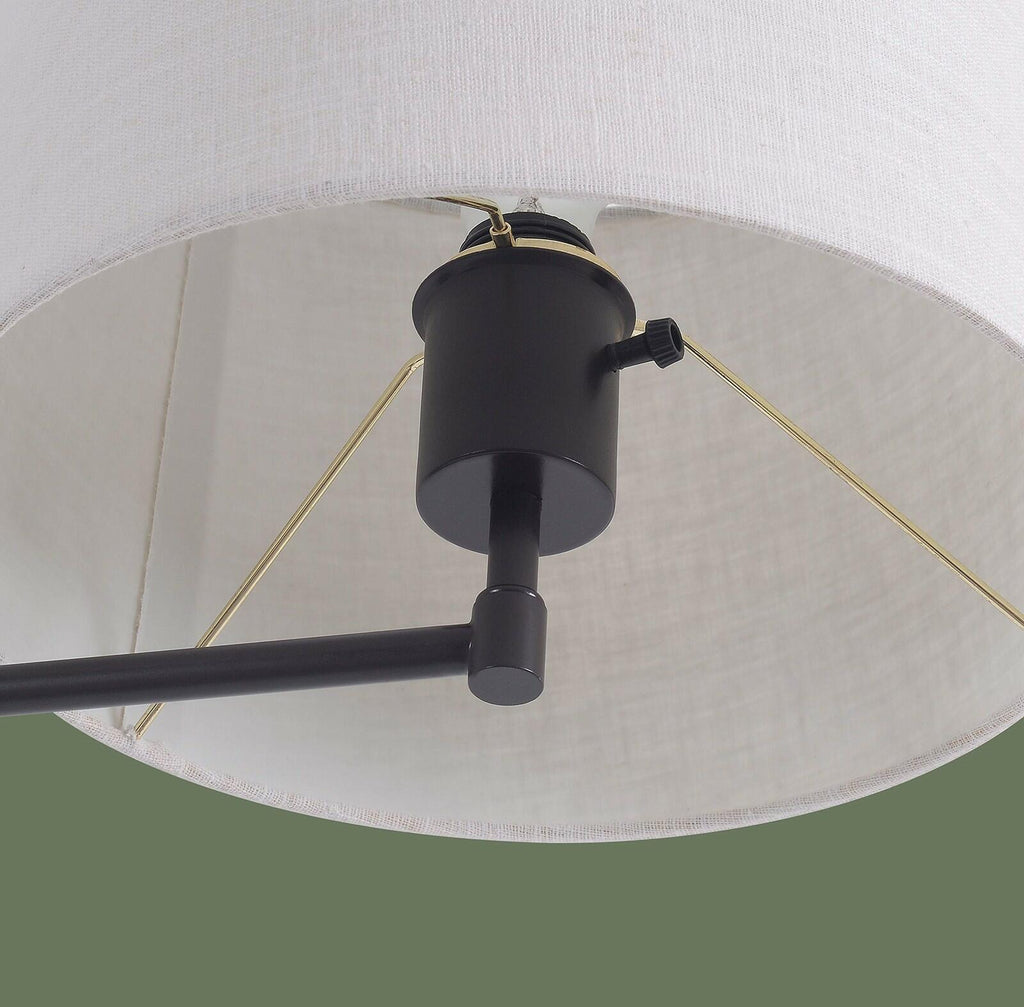 Kenroy Home Casual Wall Swing Arm Lamp ,18 Inch Height, 13 Inch Diameter, 20.5