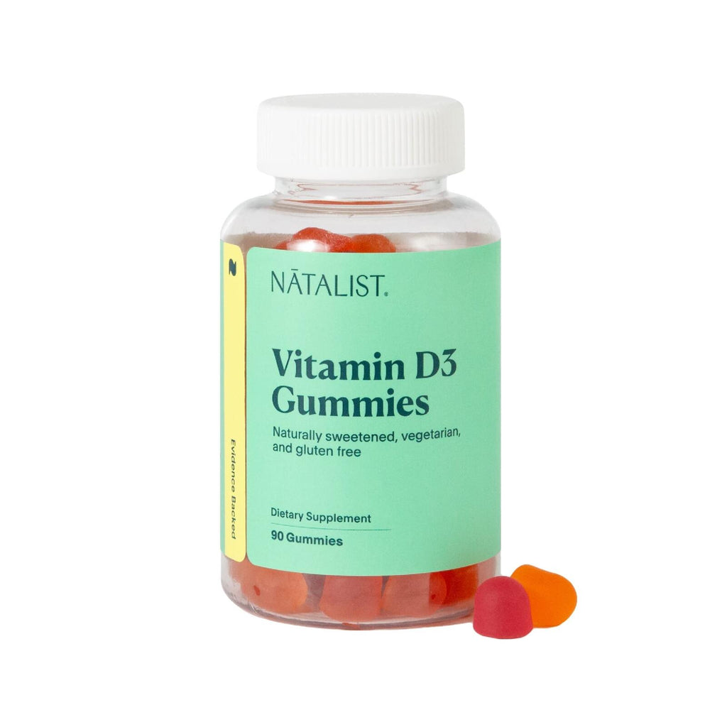 NATALIST Vitamin D3 1000 IU (25mcg) Gummies High Potency Immune Health Support