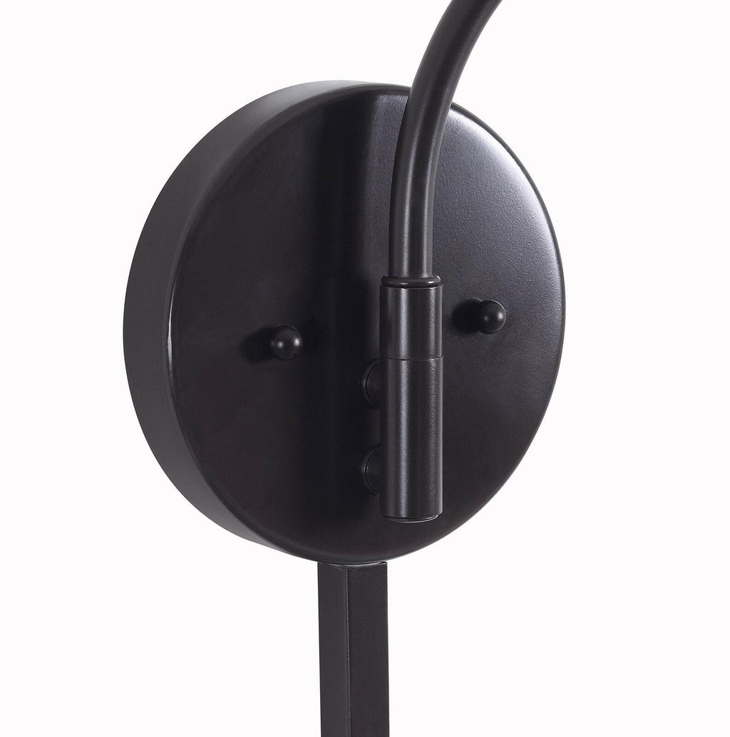 Kenroy Home Casual Wall Swing Arm Lamp ,18 Inch Height, 13 Inch Diameter, 20.5