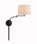 Kenroy Home Casual Wall Swing Arm Lamp ,18 Inch Height, 13 Inch Diameter, 20.5
