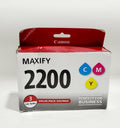 Canon PGI-2200 Genuine 3-Color Ink Multi Pack Cyan Magenta Yellow 9304B005 OEM