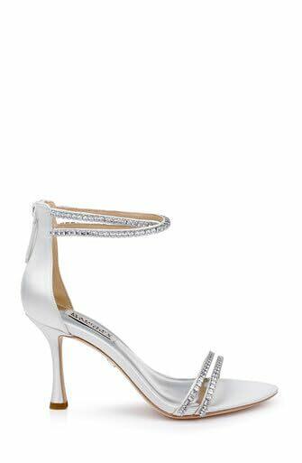 Badgley Mischka Women's Logan Heeled Sandal, Champagne, 9.5