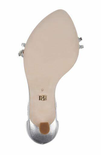 Badgley Mischka Women's Logan Heeled Sandal, Champagne, 9.5