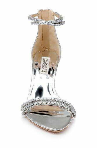 Badgley Mischka Women's Logan Heeled Sandal, Champagne, 9.5