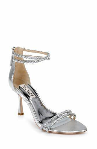 Badgley Mischka Women's Logan Heeled Sandal, Champagne, 9.5