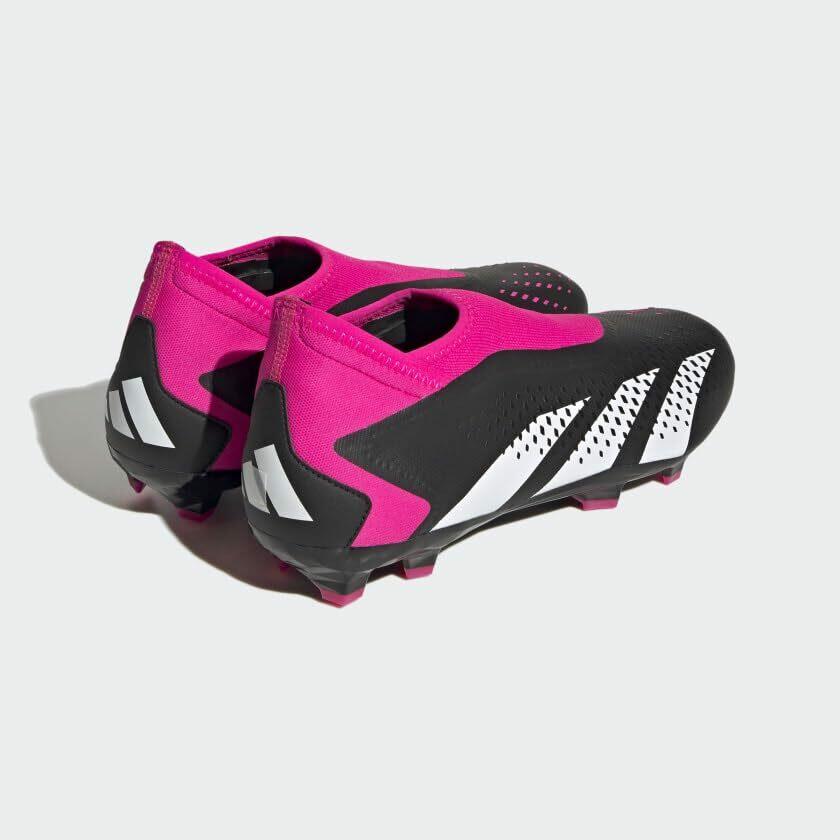 adidas Unisex Predator Accuracy.3 Firm Ground Soccer Shoe, Black/White/Team
