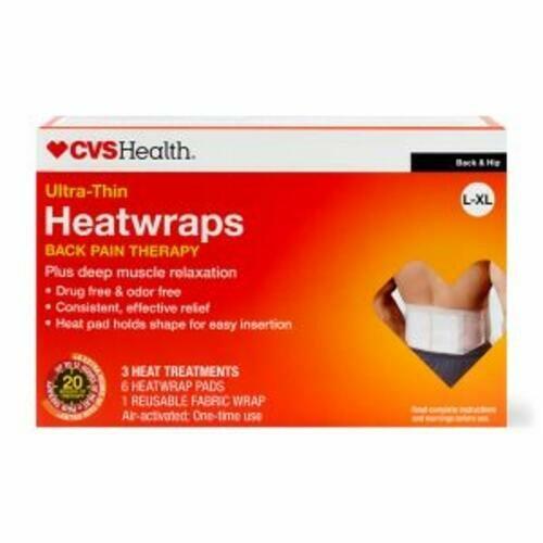CVS Health Back & Hip Heatwraps, 3 CT, L/XL