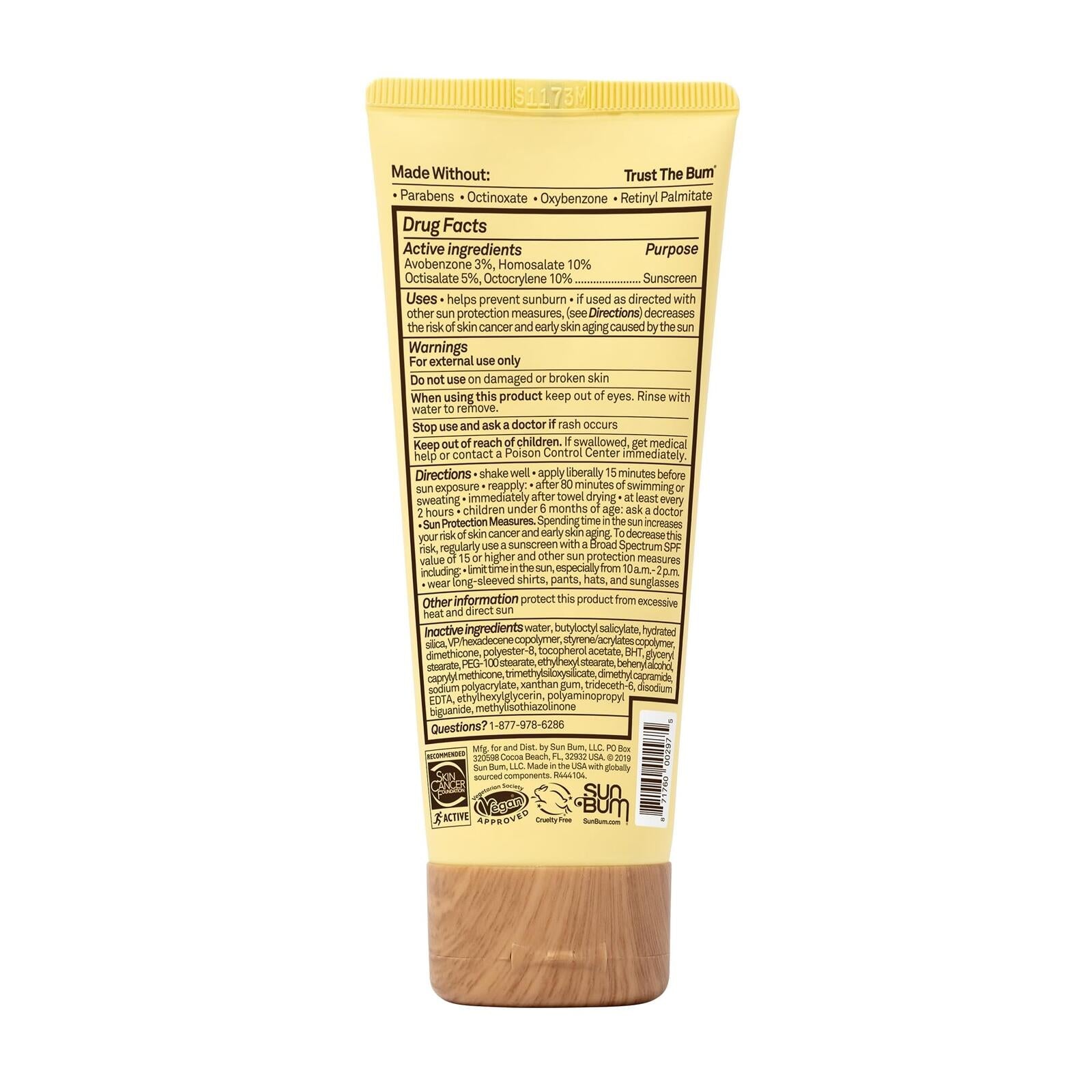 Sun Bum Original SPF 50 Sunscreen Face Lotion - Broad Spectrum Moisturizing