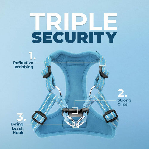 Best Pet Supplies Voyager Adjustable Dog Vest Harness Breathable No Pull Harness