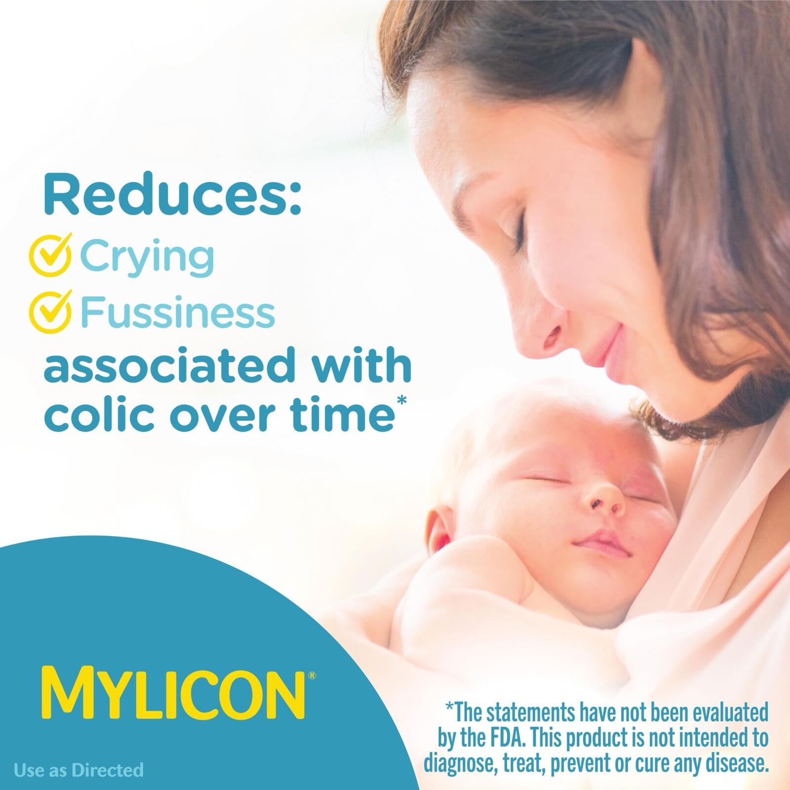 Infants' Mylicon Daily Probiotic Drops, for Colic and Fussiness, 8mL, 21 Daily