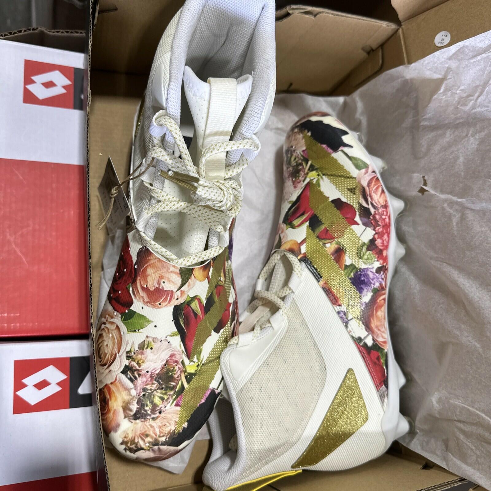Adidas Adizero Chaos Speed Coronation White Gold Metallic Mens Football Cleats
