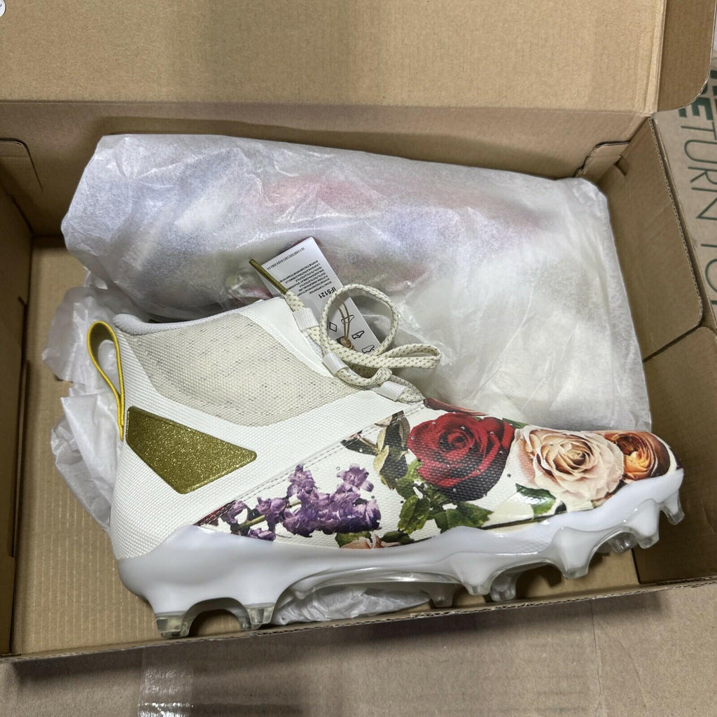 Adidas Adizero Chaos Speed Coronation White Gold Metallic Mens Football Cleats