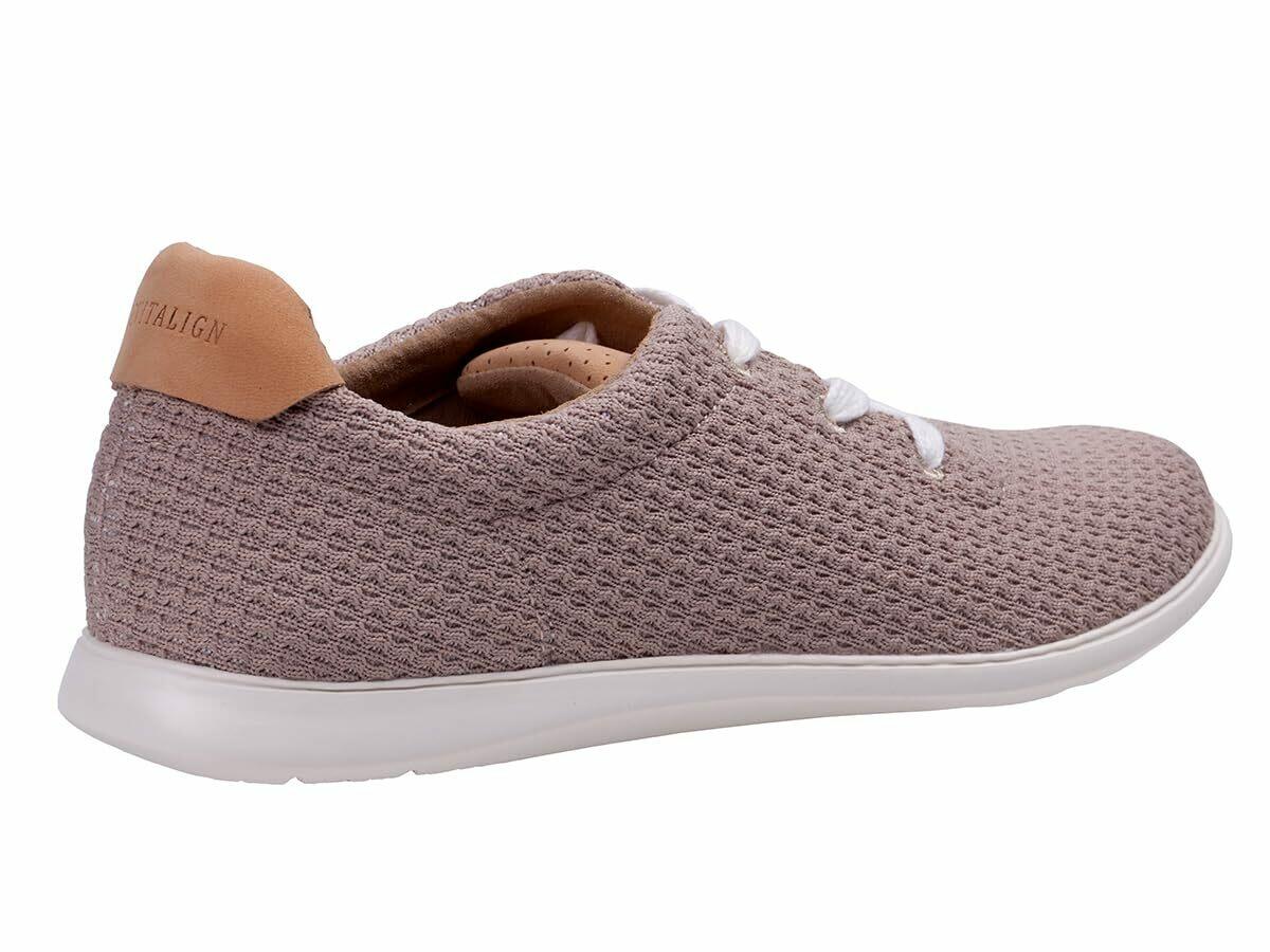 Revitalign Florez Knit Women's Casual Flat Sneaker Sesame - 7 Medium