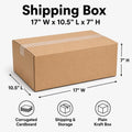 50 Shipping Boxes Corrugated Cardboard Mailing Packing Kraft Carto