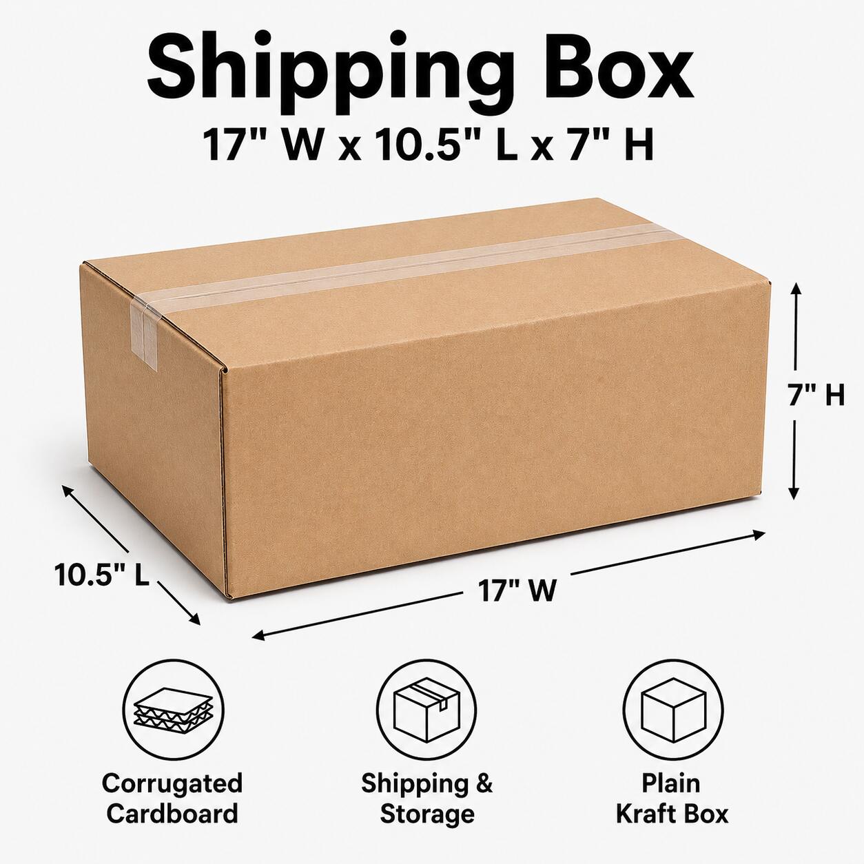 50 Shipping Boxes Corrugated Cardboard Mailing Packing Kraft Carto