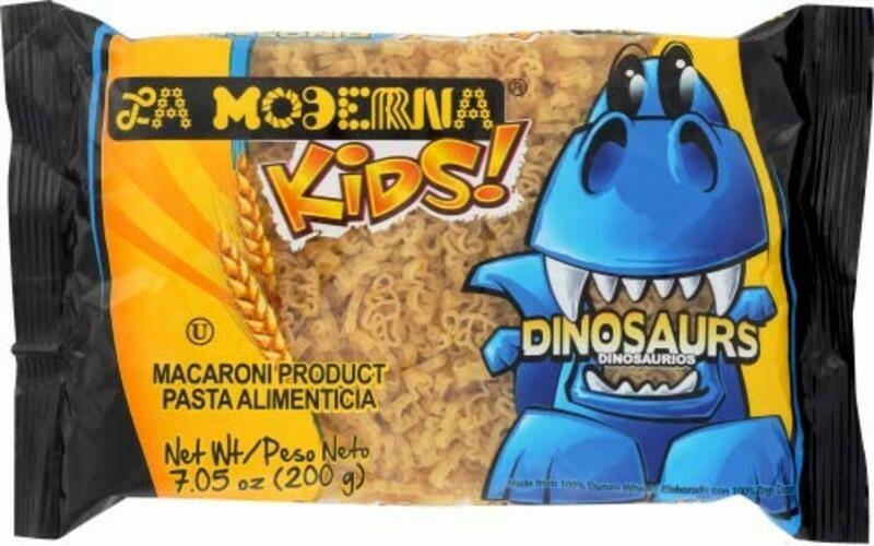 La Moderna Pasta Kids Dinosaur Shape, 7 oz (10 Pack)