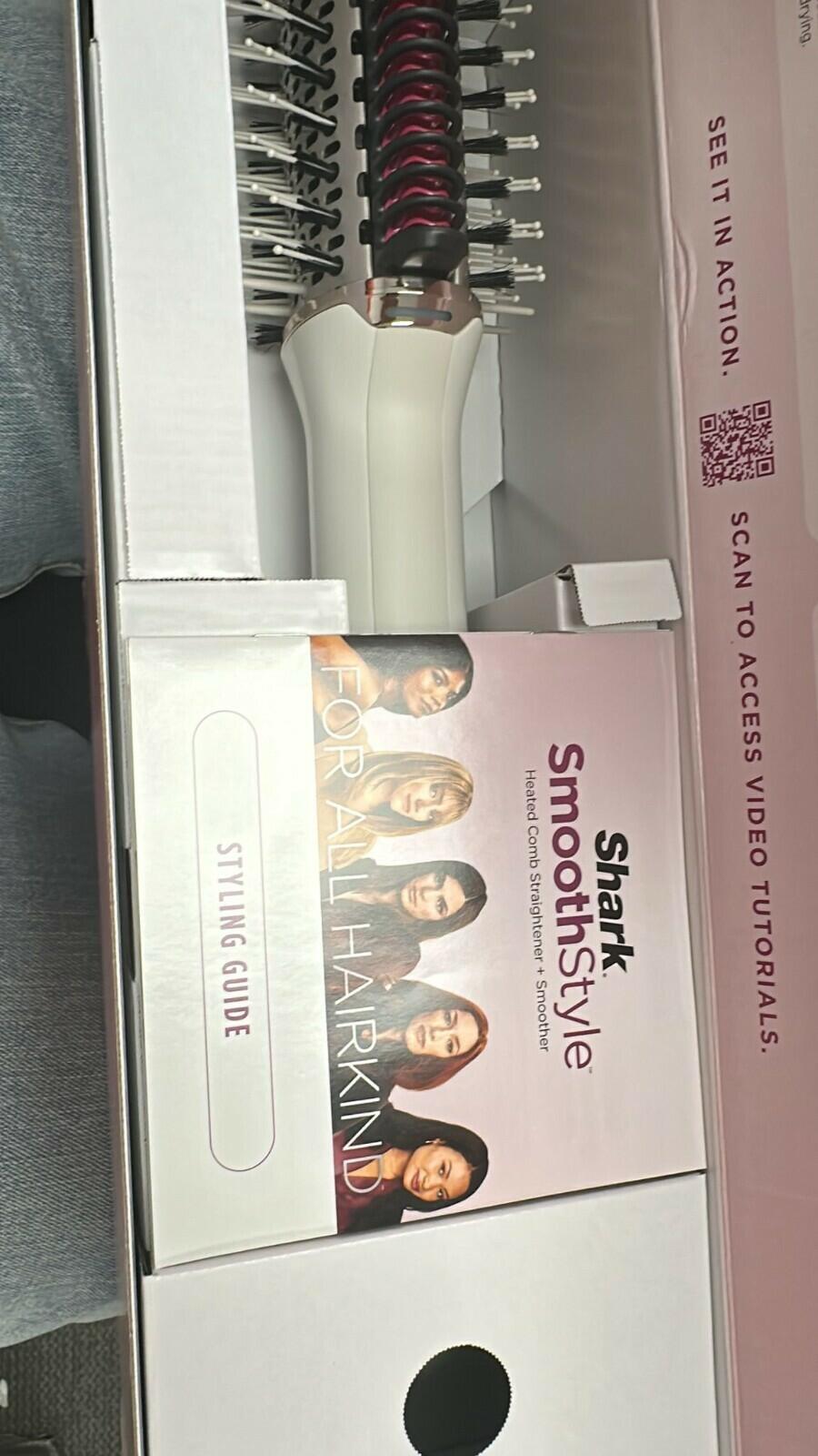 Shark - SmoothStyle Heated Comb and Blow Dryer Brush, Dual Mode, For All Hair...
