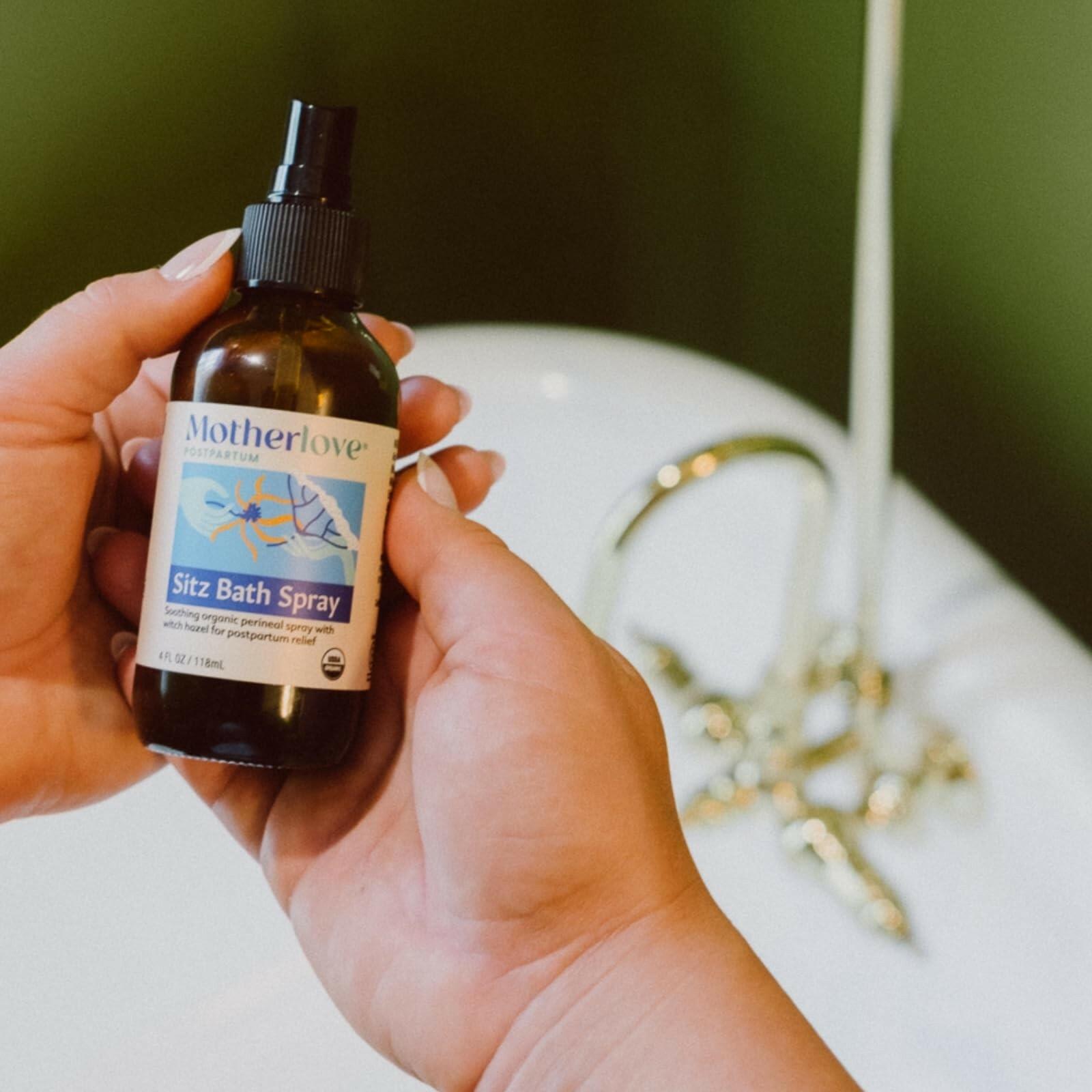 Motherlove Sitz Bath Spray (2 oz) Sitz Bath for Postpartum Care—Herbal Perineal