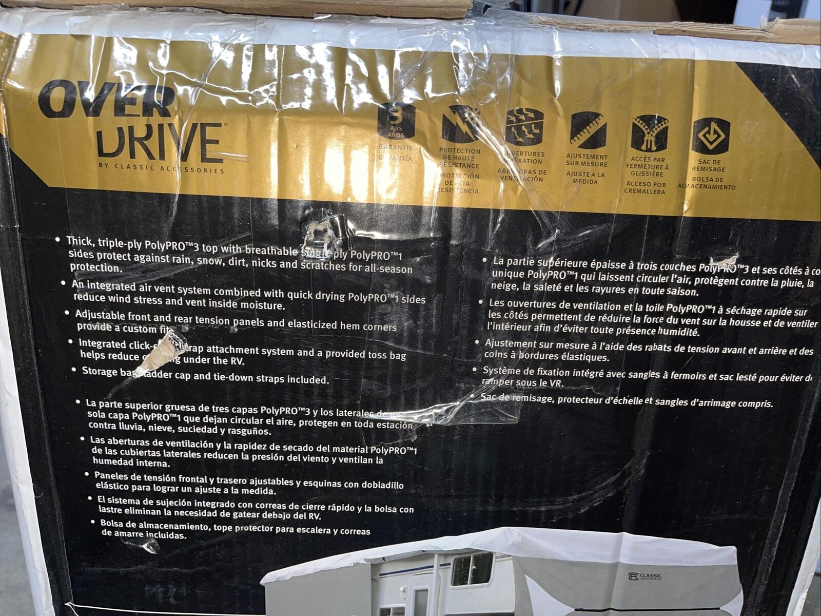 Classic Accessories OverDrive PolyPro 3 Deluxe Class C RV Cover 32–35 ft