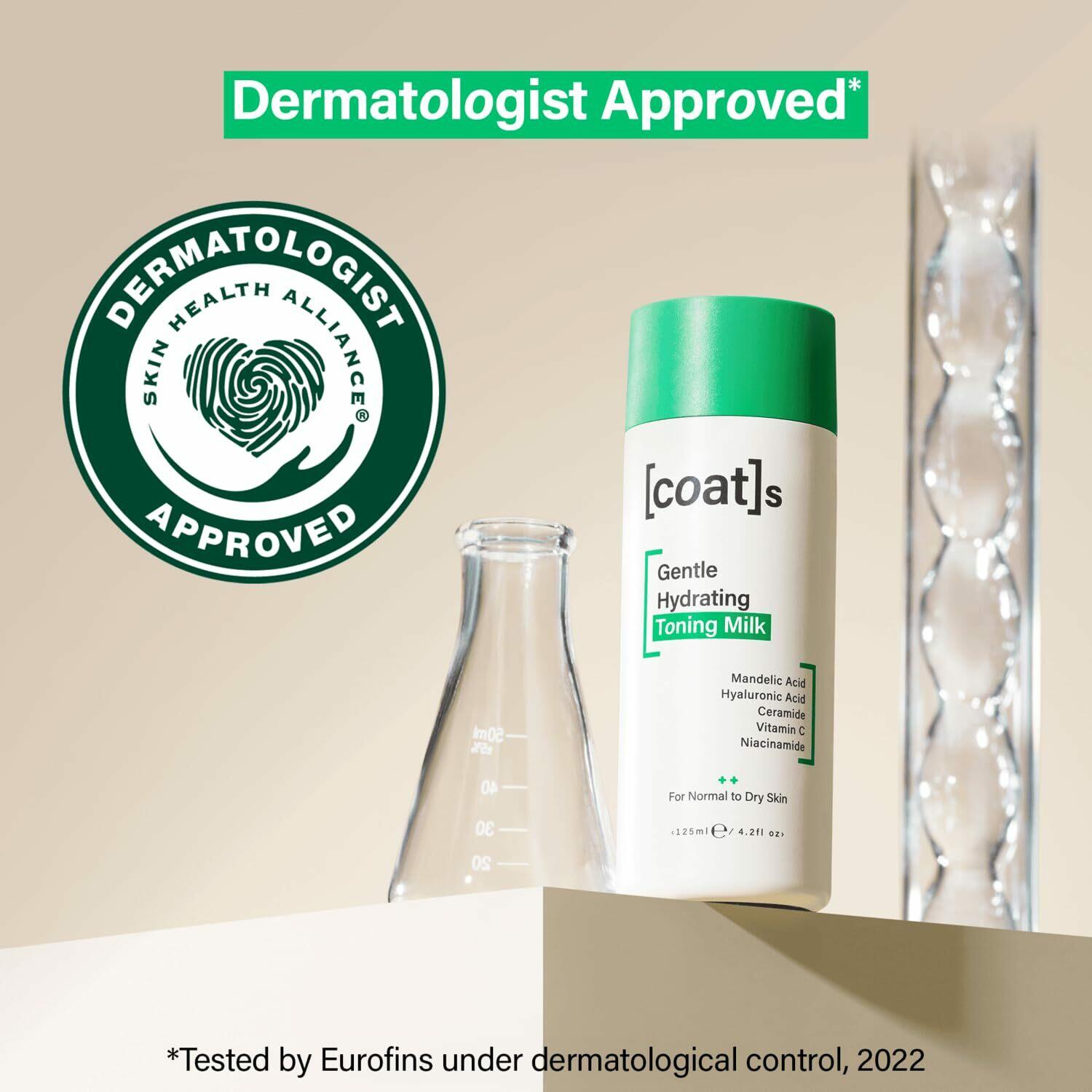 Coats Gentle Hydrating Toning Milk – Hydrates, Protects & Exfoliates to Prevent