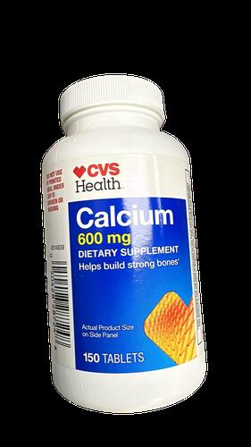 Cvs Calcium 600mg & D Plus Minerals 120 Tablets Expire 8/2026
