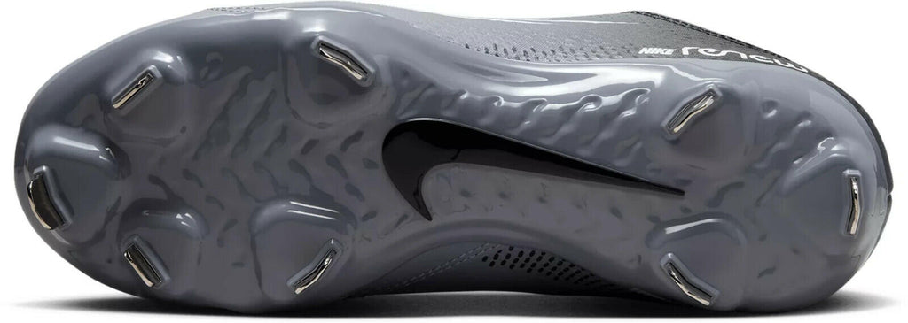 Nike Women's Hyperdiamond 4 Pro Metal Fastpitch Softball Cleats, Gray, Sz-9