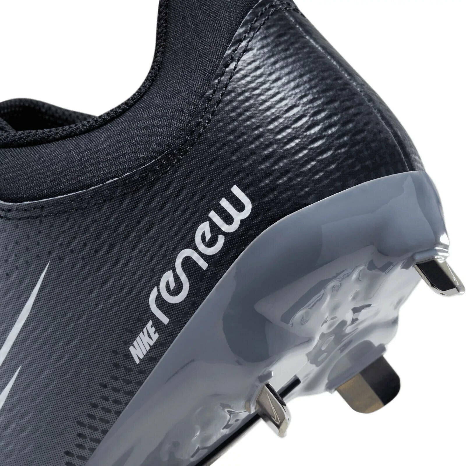 Nike Women's Hyperdiamond 4 Pro Metal Fastpitch Softball Cleats, Gray, Sz-9
