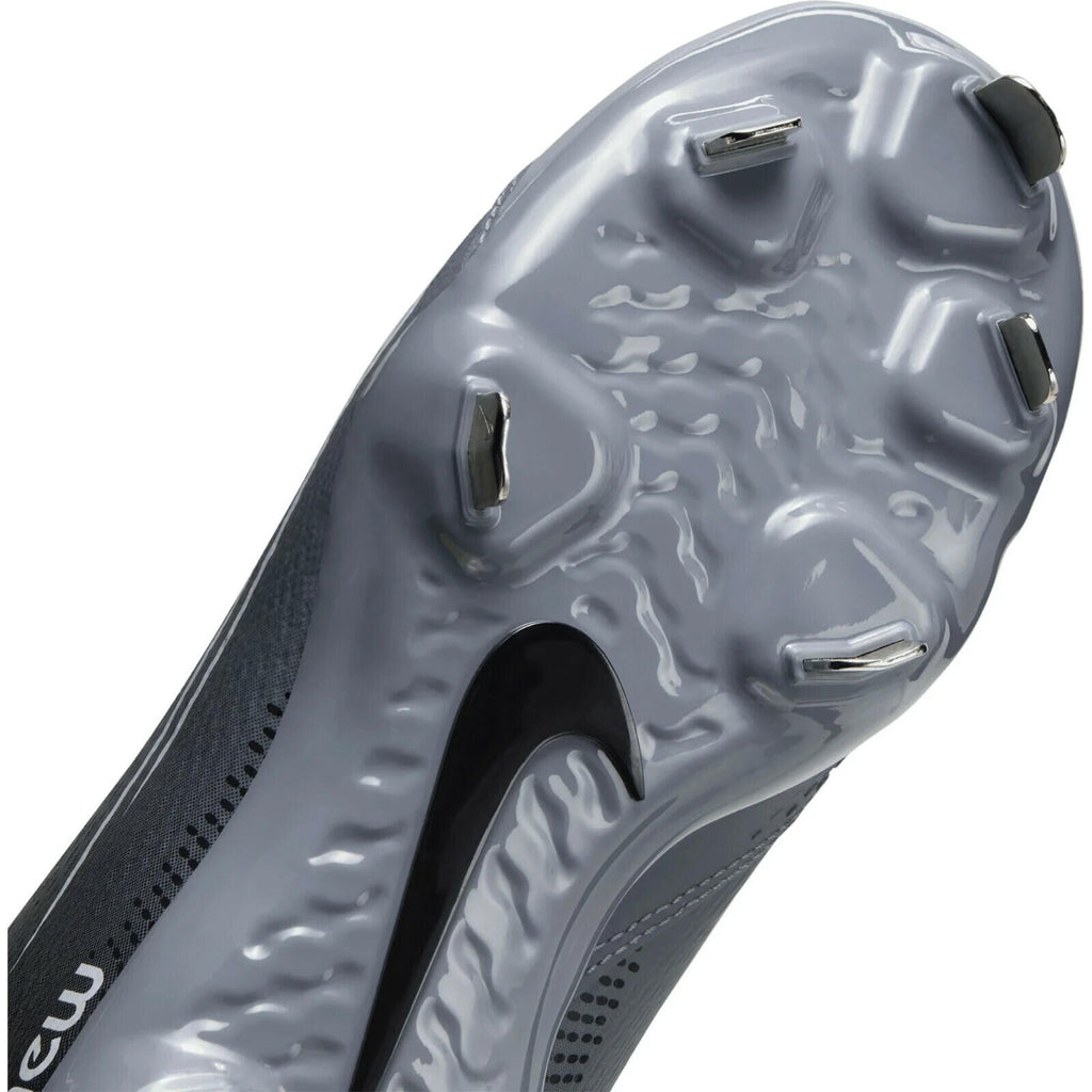 Nike Women's Hyperdiamond 4 Pro Metal Fastpitch Softball Cleats, Gray, Sz-9