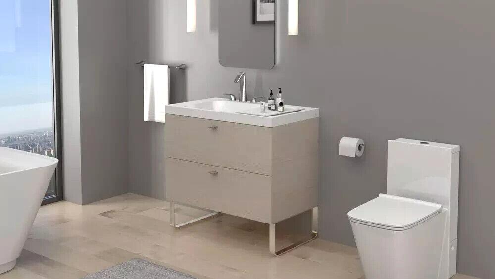 DXV Modulus 36 x 21 Rectangular Bathroom Sink Canvas White