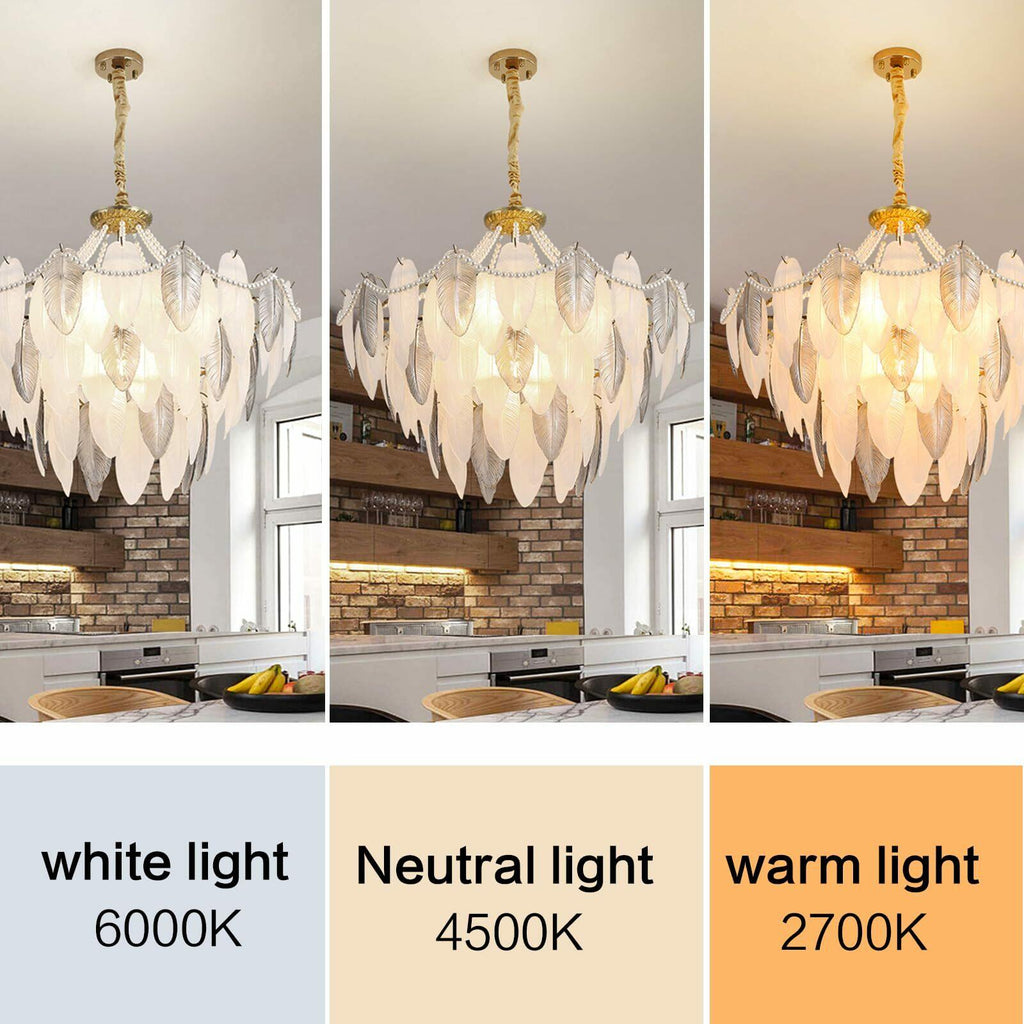 Tonuao Gold Chandeliers Lighting,31inch 12-Lights Modern Crystal