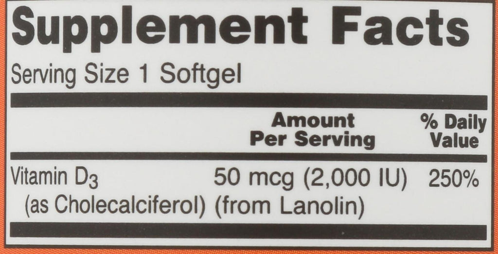 Now Foods VIT D2000iu, 120 CT