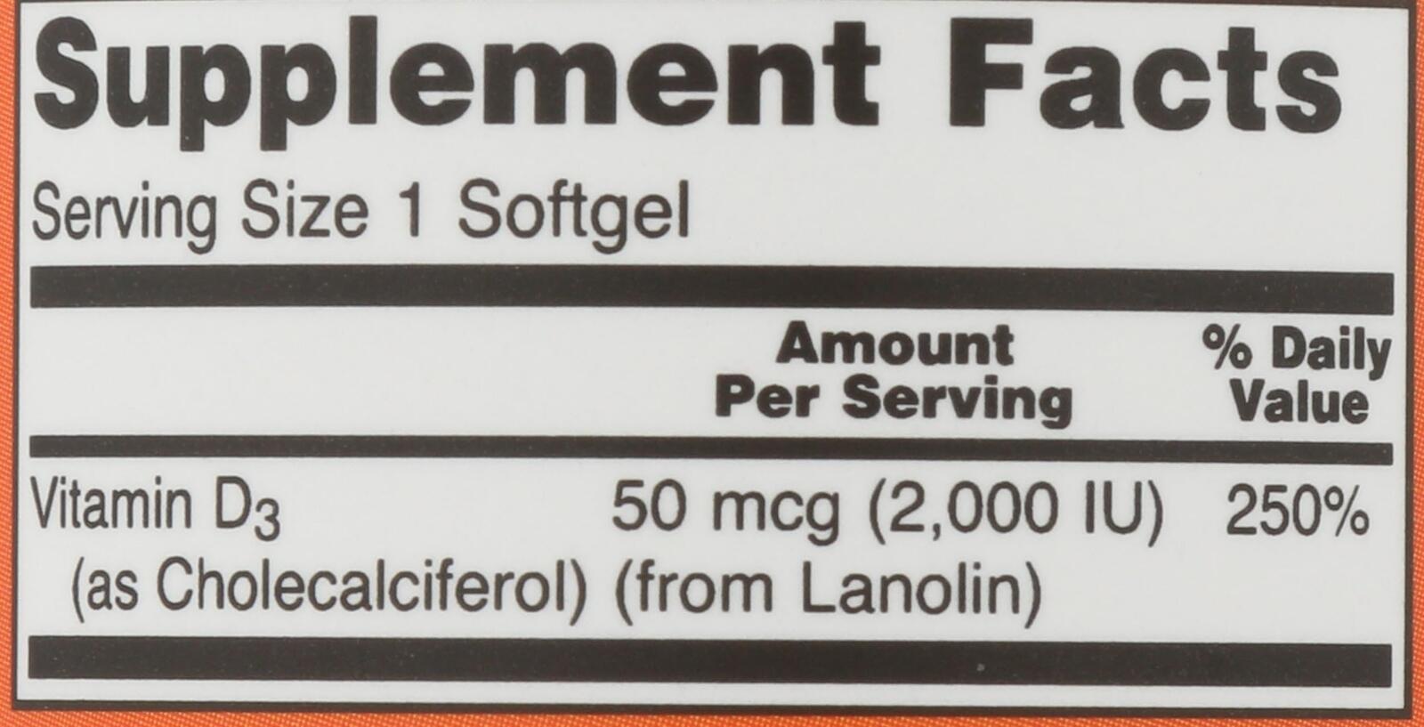 Now Foods VIT D2000iu, 120 CT