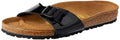 Birkenstock Women's Florida Soft Footbed Birko-Flor Black Sandals - 41 M EU /