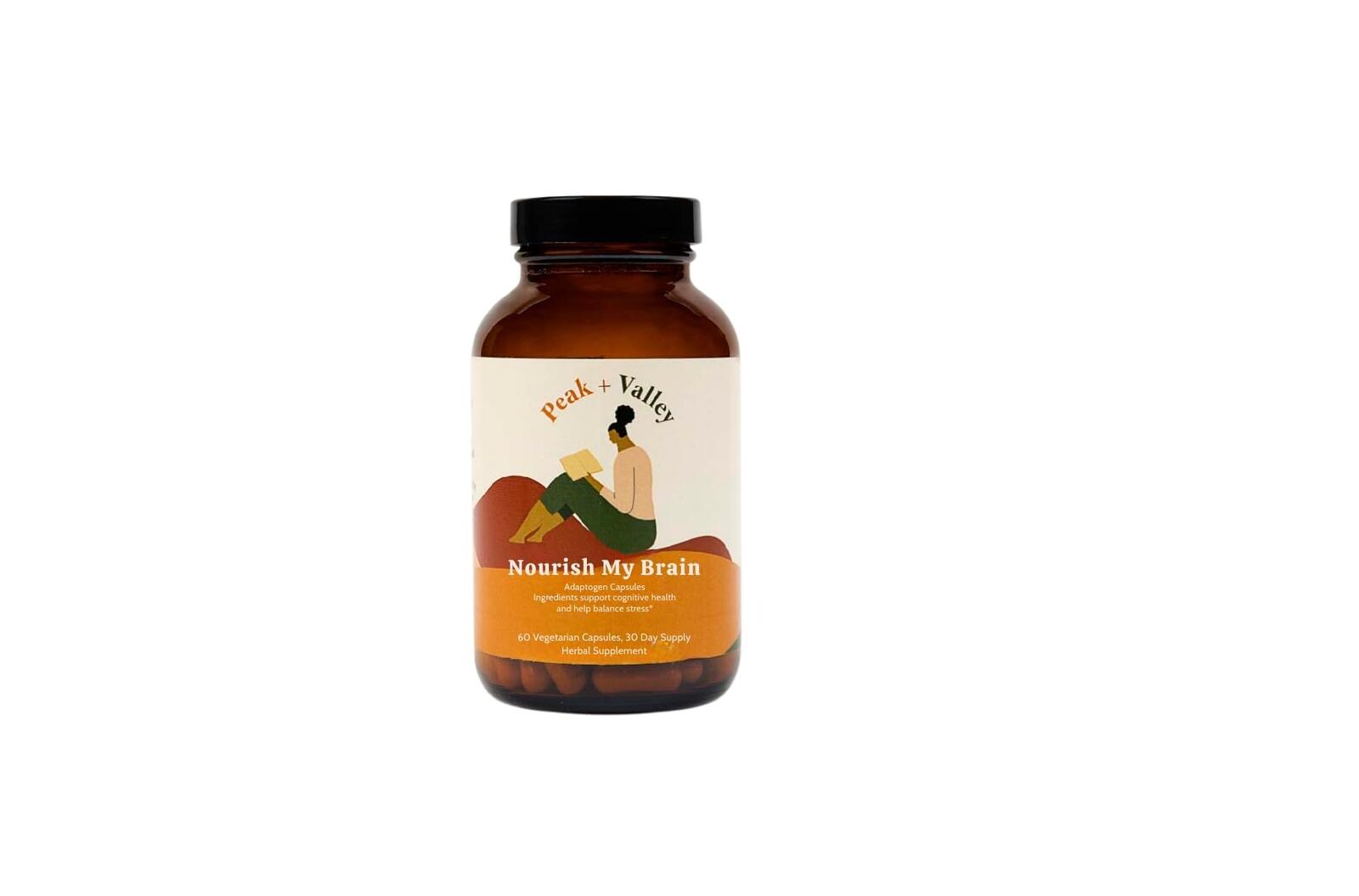 Peak + Valley Nootropic Brain Support Supplement for Memory & Focus with Lion's