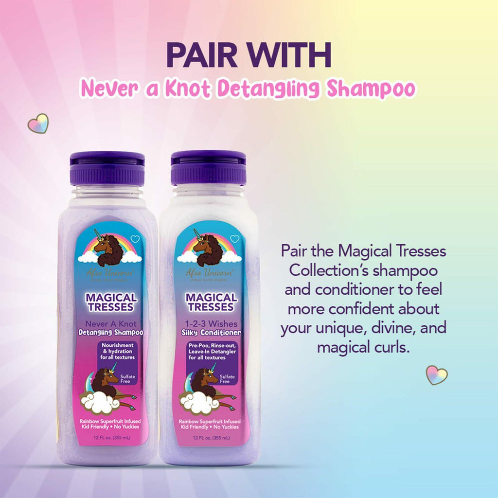 MAGICAL TRESSES by Afro Unicorn - 1-2-3 Wishes Silky Conditioner - Restores Pack
