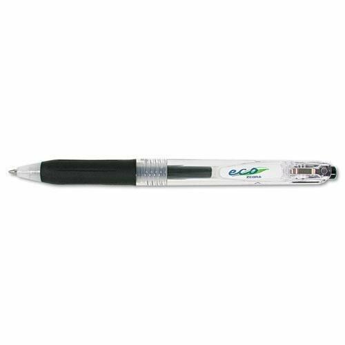 Zebra - Eco Sarasa Clip Retractable Roller Ball Pen, Clr Brl, Med Pt, 0.70 mm,