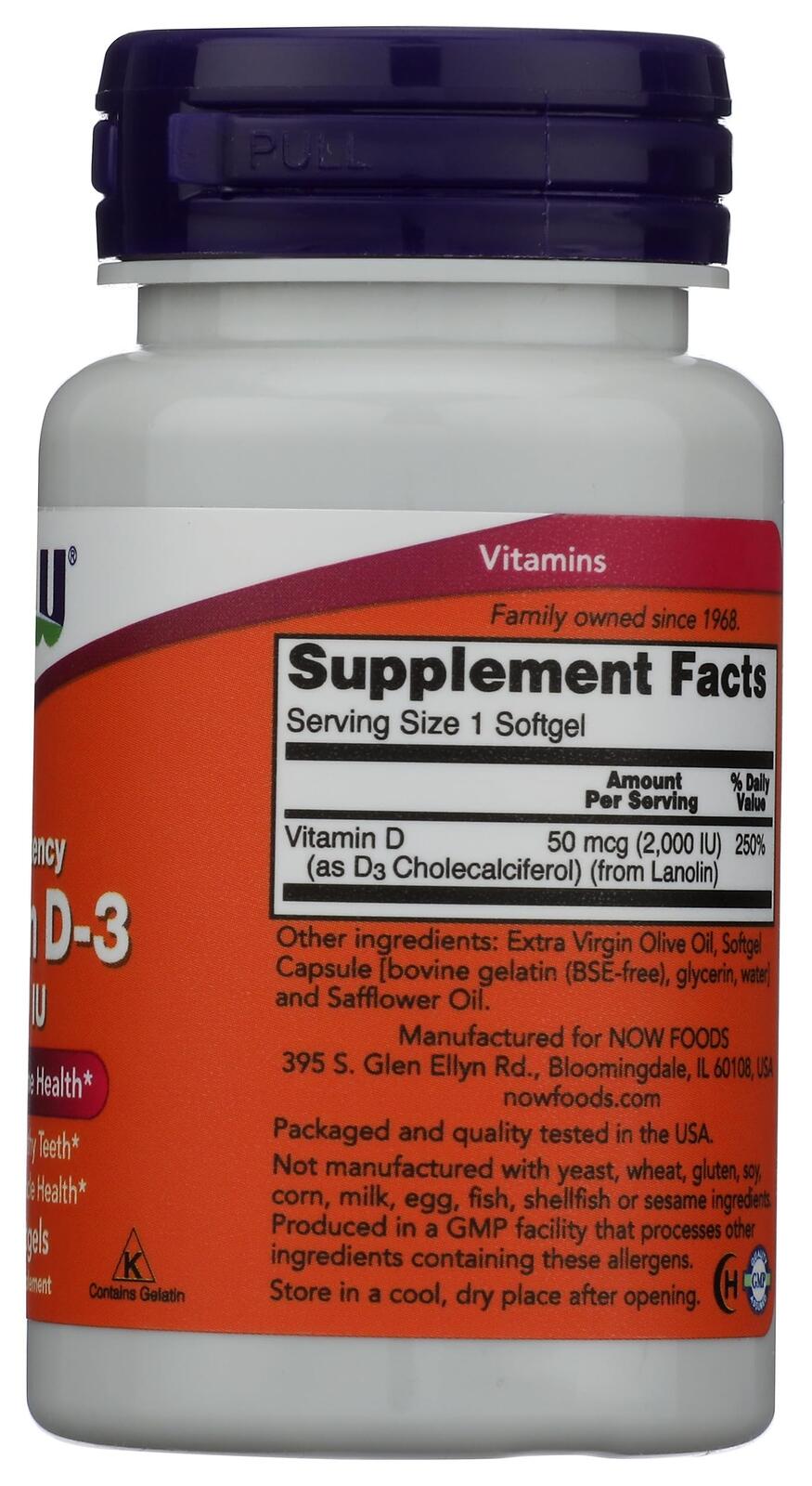Now Foods VIT D2000iu, 120 CT