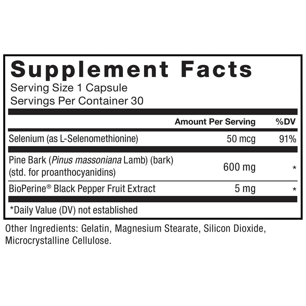 FORCE FACTOR Pine Bark Extract, Traditionally Used to Support Nitric Oxide