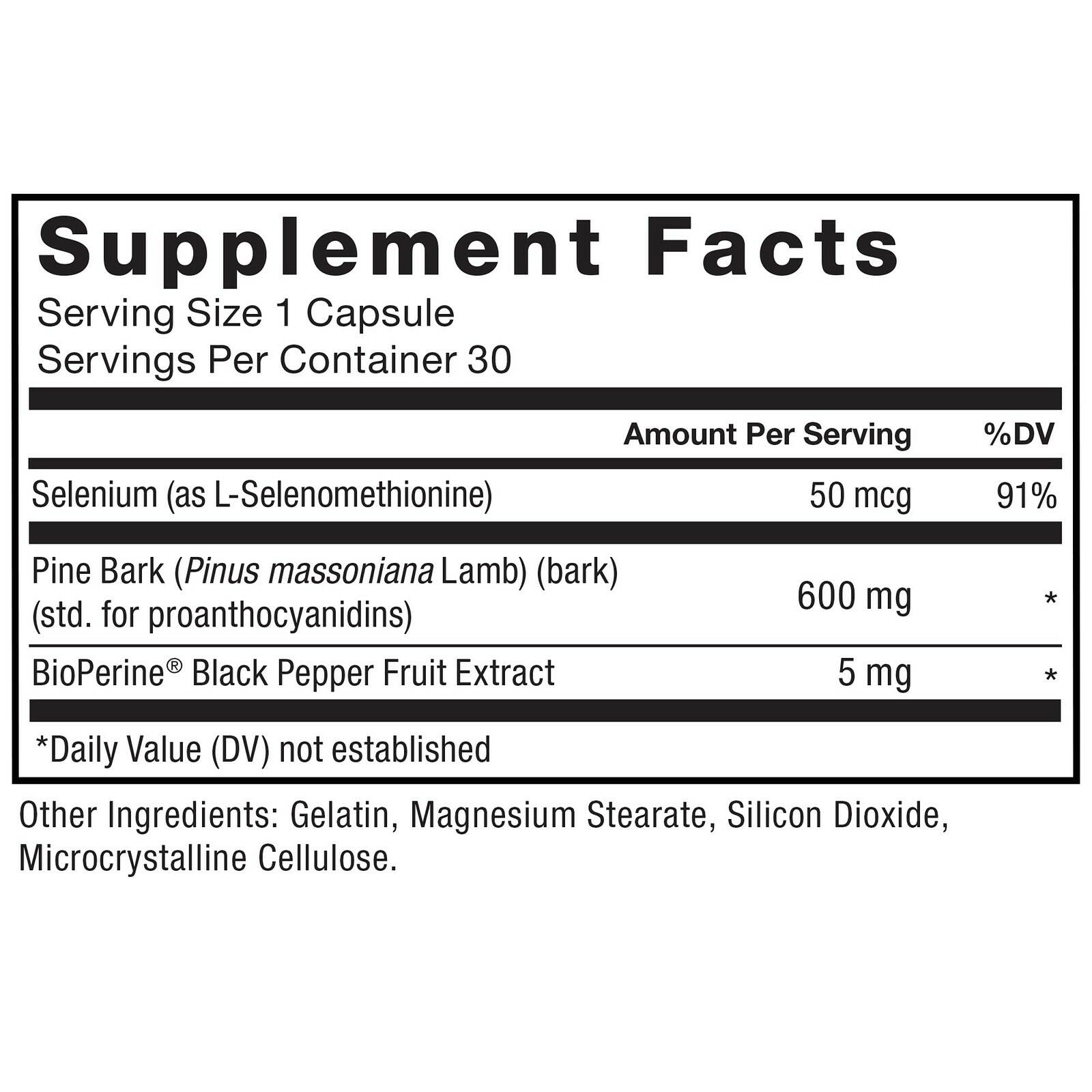FORCE FACTOR Pine Bark Extract, Traditionally Used to Support Nitric Oxide