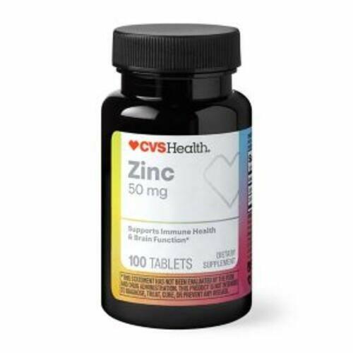 CVS Health Zinc Tablets, 100 ct