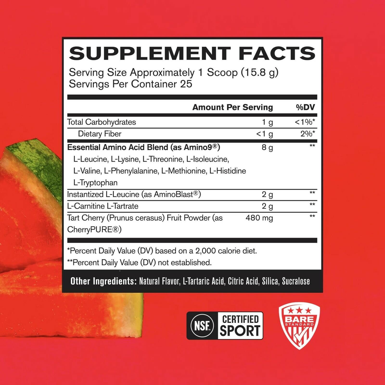 BARE PERFORMANCE NUTRITION BPN Recover Post-Workout Enhanced Muscle Recovery