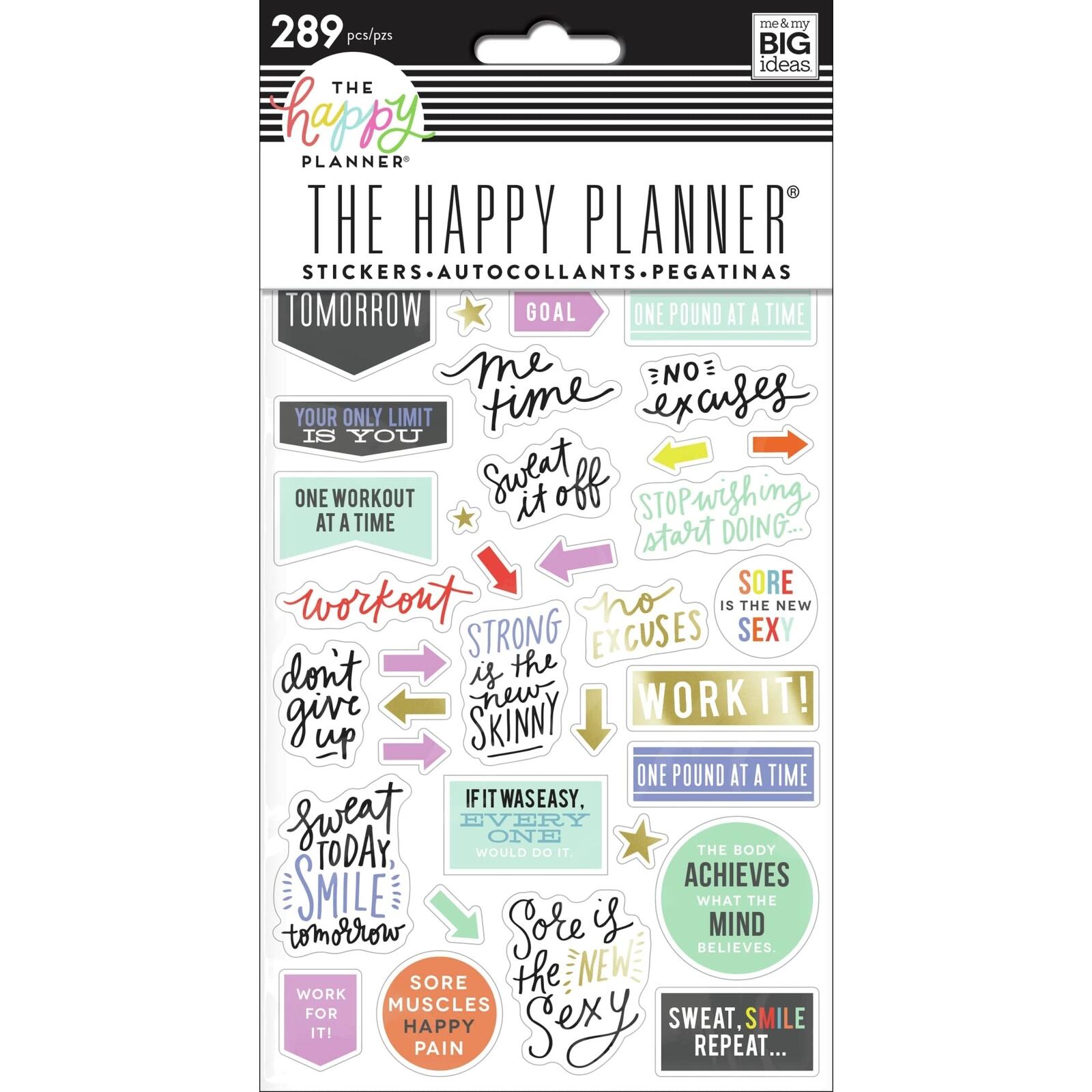 me & my BIG ideas Themed Stickers - The Happy Planner Scrapbooking Supplies -