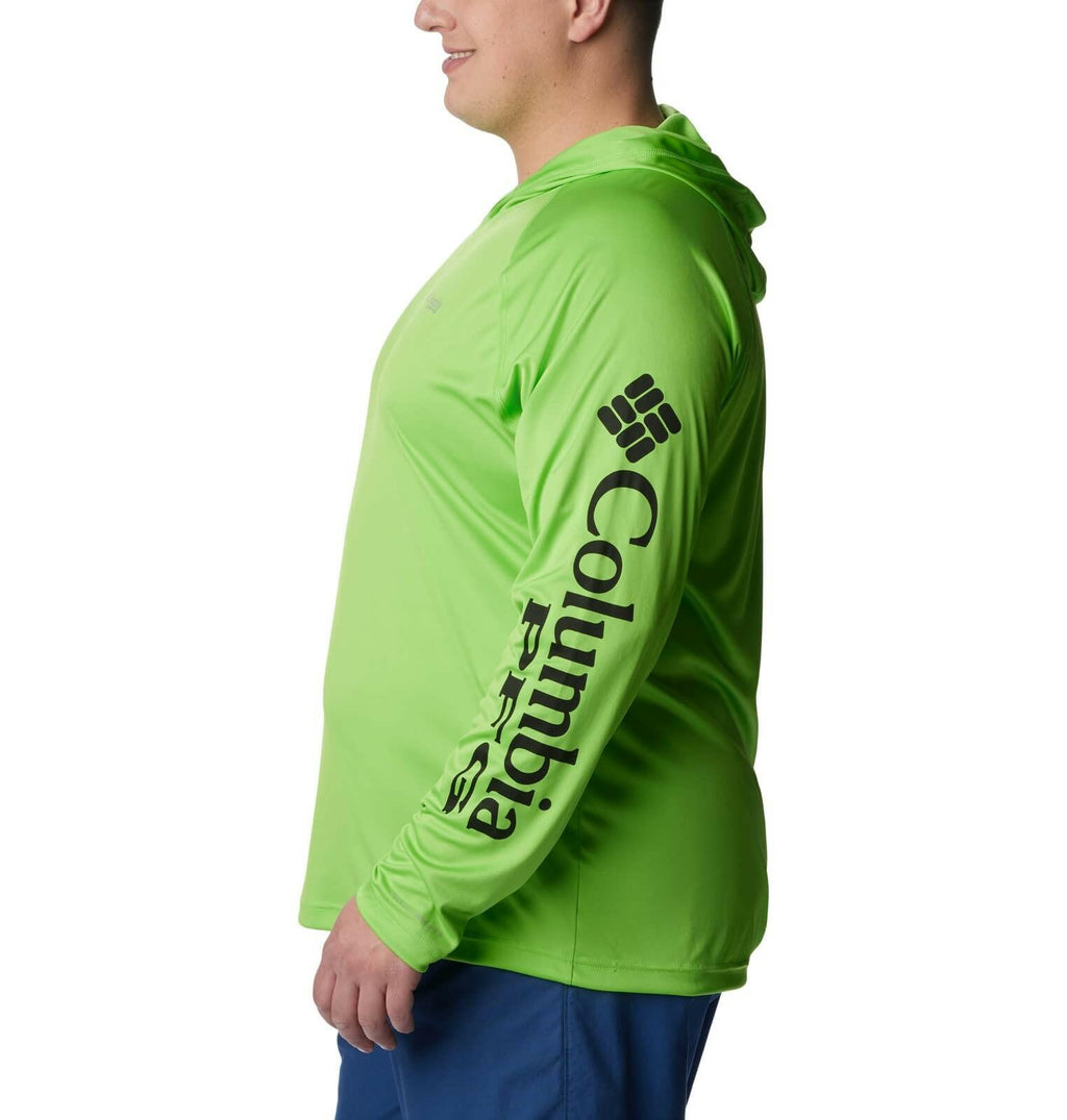Columbia Men's Terminal Tackle Hoodie, White logo/Medium
