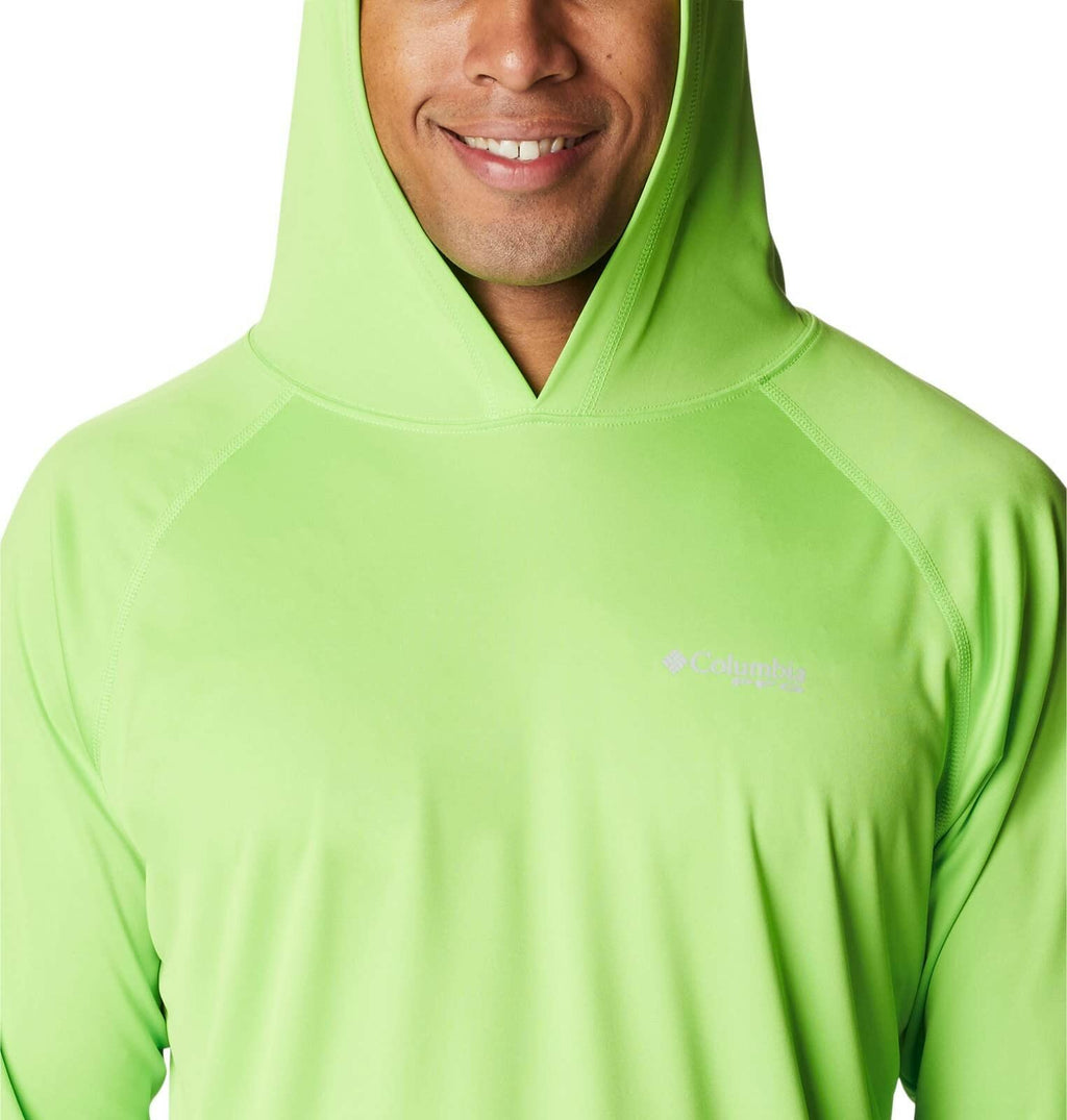 Columbia Men's Terminal Tackle Hoodie, White logo/Medium