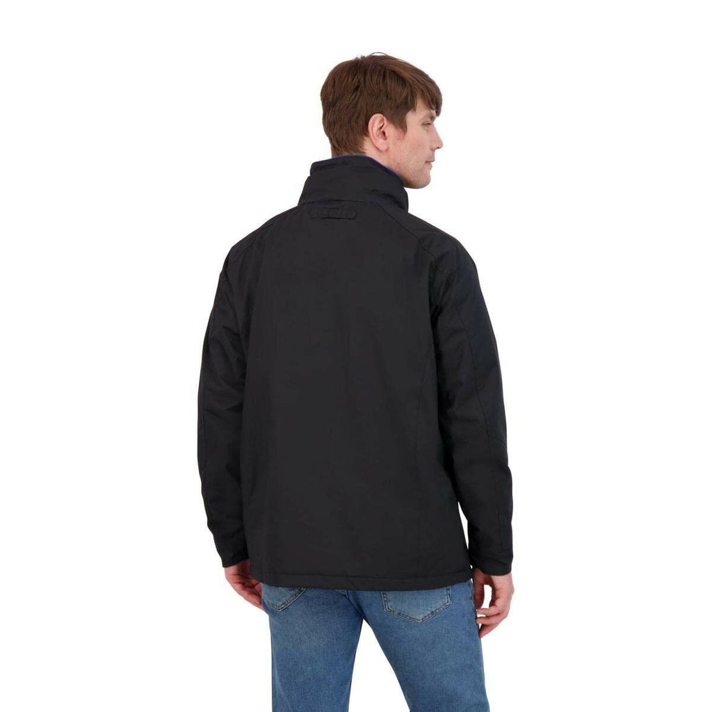 IZOD Men's Water Resistant Midweight Jacket with Polar Fleece Lining, Olive, S