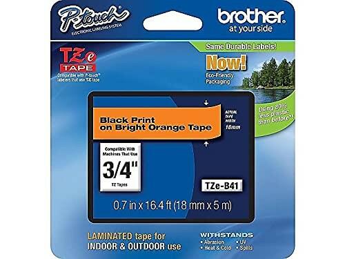 Brother, TZeB41, Label Tape Cartridge, 26-1/5ftx0.70in