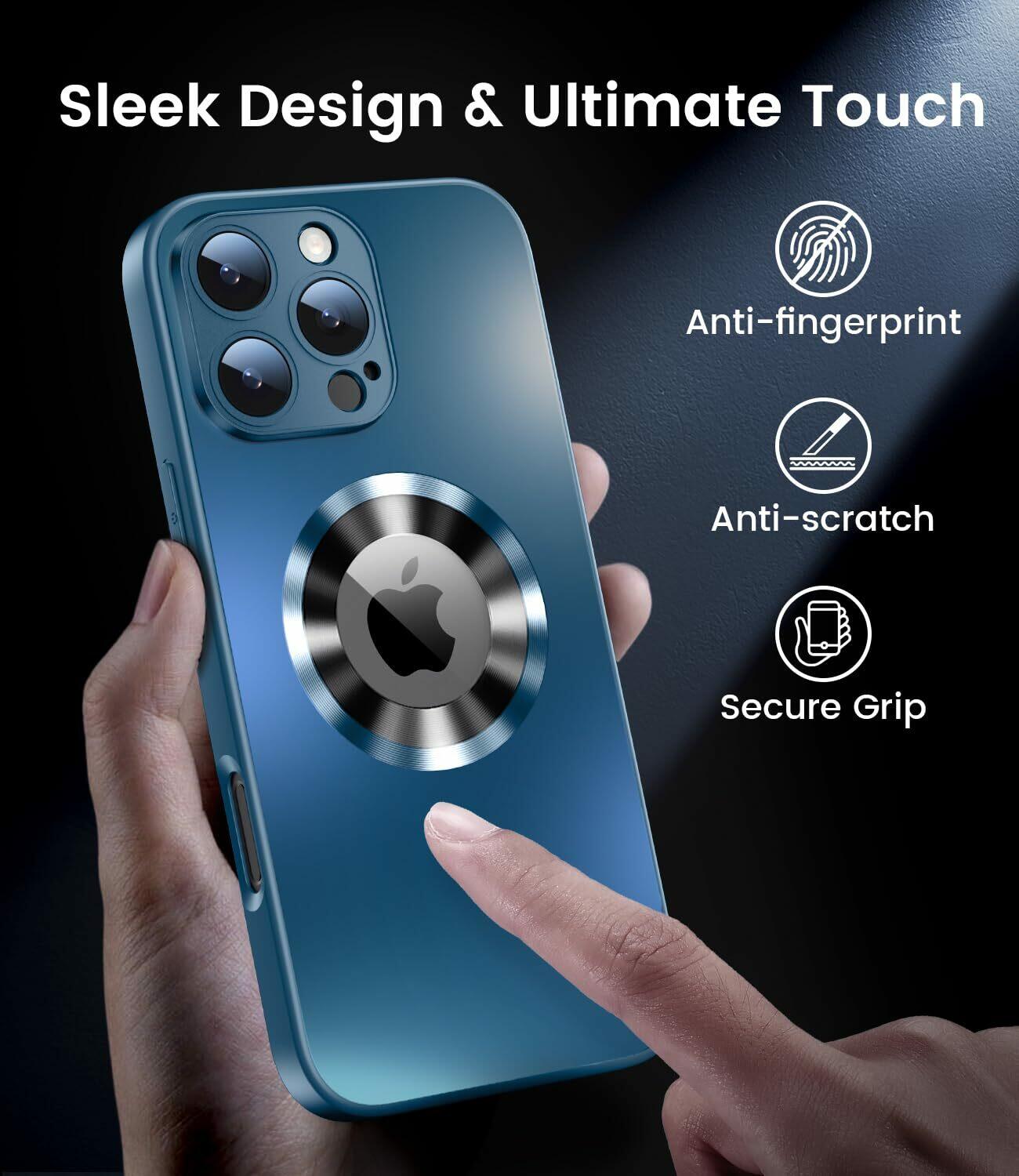 LEKEVO for iPhone 16 Pro Case, Compatible with Magsafe, Full Camera Protection,